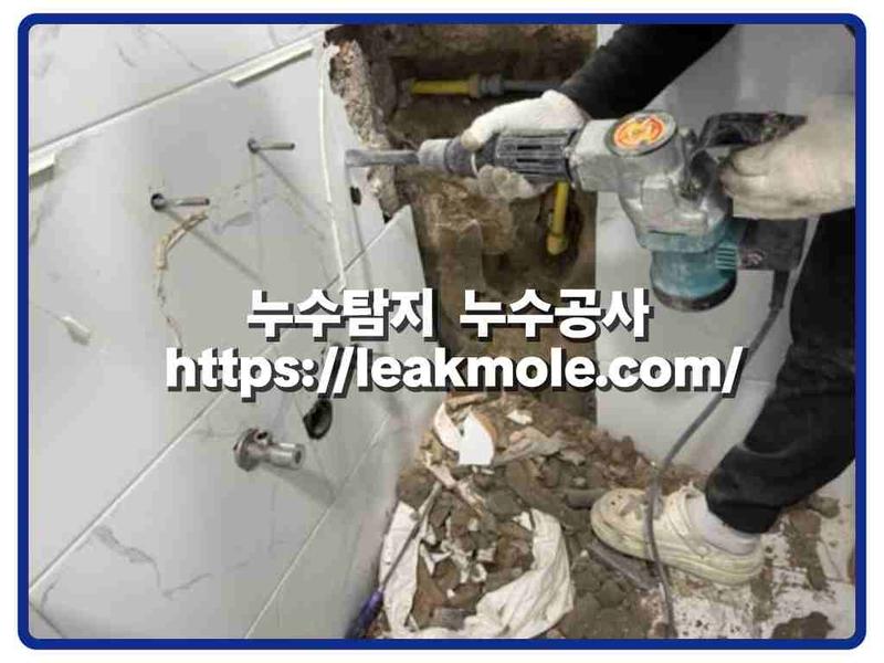 누수탐지 현장 작업 사진 12